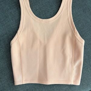 Lulu peach Ribbed Tank Top